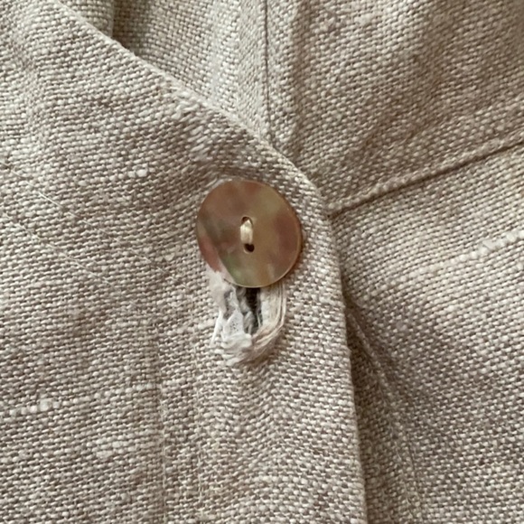 David Dart For Force One Vintage Linen Dress Size M - Picture 10 of 10